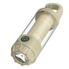 Mini Hook Flashlight Multi-Source Portable Camping Light for Outdoor Use
