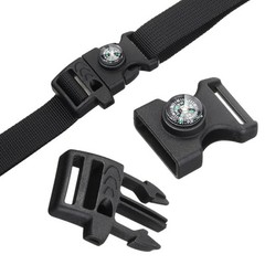 50 Pcs Compass Buckle Clips Plastic Paracord Buckles Bracelets Accessories for