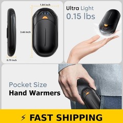 UNIHAND AI Hand Warmers 2 Pack – 20Hrs Safe Heat Portable Electric Heater