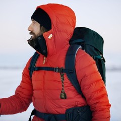 Bear Bell Hiking Adventure Loud Hiking Bell Safety Protection Bell w/ Carabiner