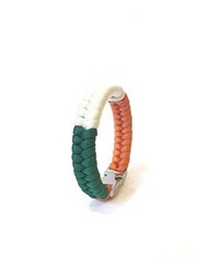 Ireland Flag Kiss Me I’m Irish Mens & Women Paracord Survival Bracelet Size 7.0