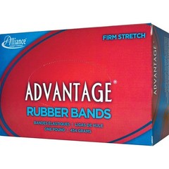 Alliance Rubber 96165 Advantage Bands 1 Pound 2 1/2 x 1/16 inches, Red