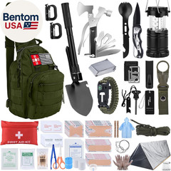 Survival Kit, Gifts for Christmas Men, Women, 251Pcs Emergency Survival Gear and