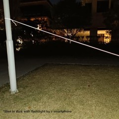2mm Fluorescent Reflective Guyline Camping Paracord, Ultralight Thin Cord Rope f