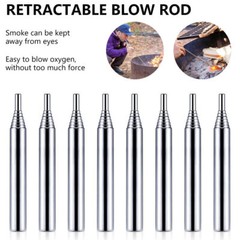 Practical Outdoor Pocket Bellow Collapsible Tool Blow Fire Tube Camping Survival