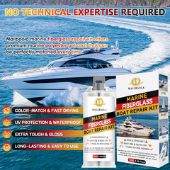 Marine Fiberglass Repair Kit for Boats Gel Coat Epoxy Filler for Cracks Chips