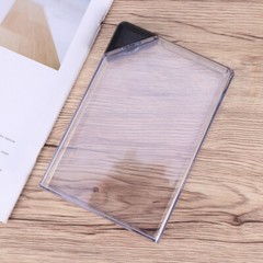 1PC 450ML Flat Water Bottle Creative Transparent Bottle Portable Travel Kettle