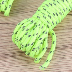6 Pack Reflective Rope Buckle Camping Tent Guy Ropes Windproof String