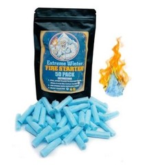 FIRE Starter Plugs (50 Pack) Extreme Winter & Weather SEALED BAG – 50 Pack