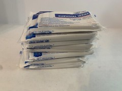Emergency blanket survival wrap Lot Of 10 Heat Reflective 52″x84″ Dukal – NEW