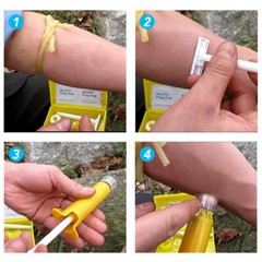 Snake Bug Mosquito Swap Bite Extractor Pump Kit Suction Out Poison First Aid New