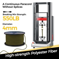 VITALUXE Paracord 550, 4mm, 7 Triple Strands Utility Rope, Parachute Cord for…