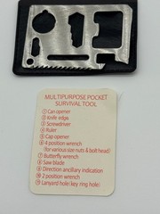 Diesel Brothers Survival Kit Tactical Gear Flashlight Knife Compass Whistle