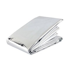 (24 Pack) Emergency Blanket Insulated Thermal Reflector Retains Body Heat