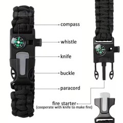 11 in 1 Survival Kit Emergency Kit, Gifts for Men Teenagers Dad Husband Camping