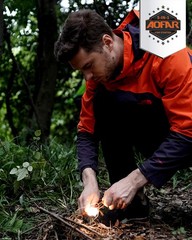 Fire Starter AF-381 Fire Steel 5-in-1 for Camping, Hiking, Hunting, Backpacki…