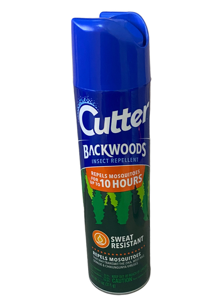 Cutter Backwoods Insect Repellent Sweat Resistant Aerosol 11 Oz