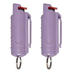 Police Magnum belt clip pepper spray self defense keychains 2 pack 1/2oz H.S