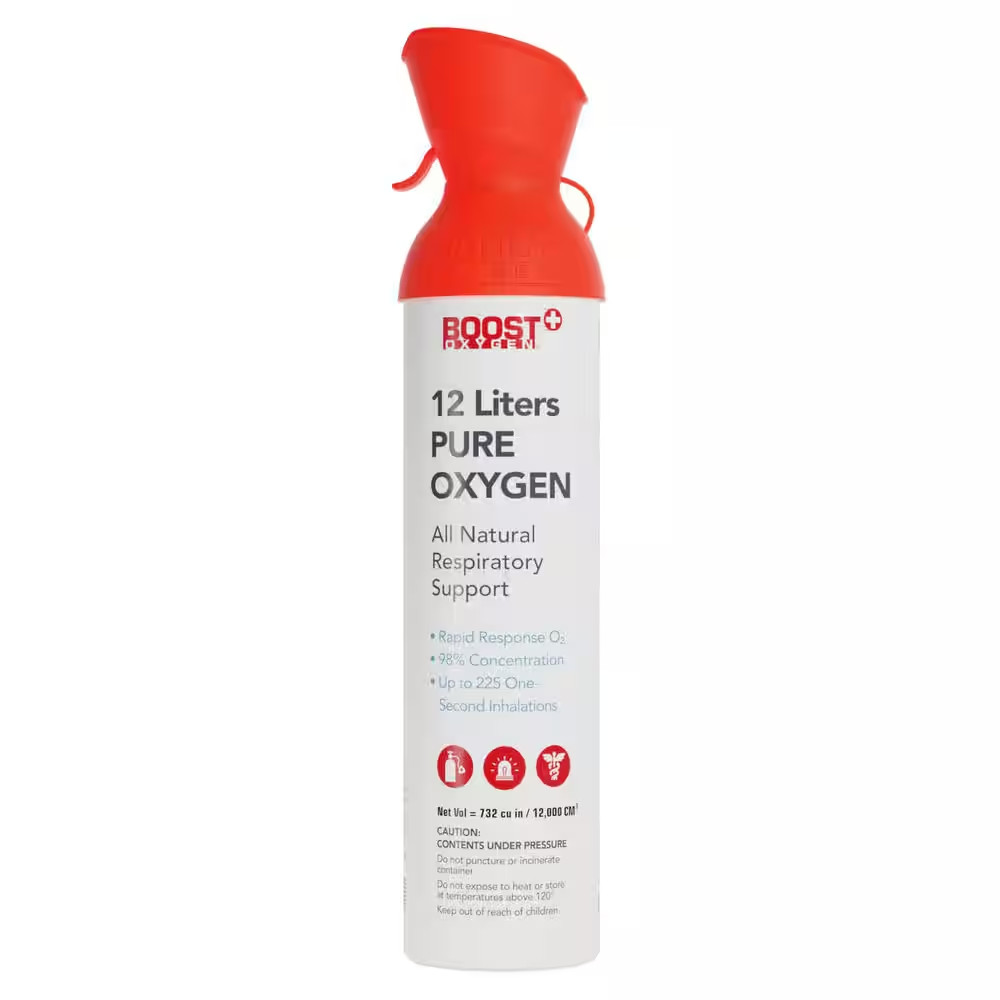 Rapid Response Supplemental Oxygen Canister-12 Liter Free Shipping New