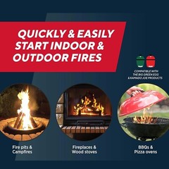 Eco-Friendly 50B Fire Starter Squares – Perfect for Hiking, Camping & Grilling