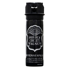 2 POLICE MAGNUM Pepper Spray 3oz Flip Top Fogger Tactical Self Defense Security