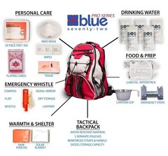Blue Seventy-Two – Pro Series – Red Deluxe 72 Hour 1 Pack,