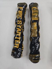 Black Beard Fire Starter Bundle Tinder Ropes, StormProof Matches, Fire Plugs