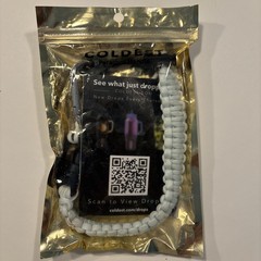 Coldest Paracord Handle Glowie White Multi-Compatible for Water Bottles