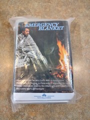 VitalCare 82×54 inch Emergency Foil Mylar Thermal Blanket Pack Of 4 Brand New