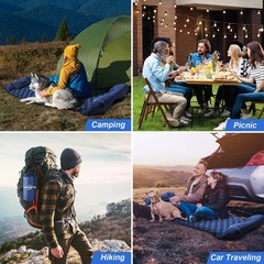 WANNTS Sleeping Pad, Ultralight Inflatable Sleeping Pad for Camping, Built-in…
