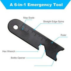 NEW Fire Starter Kit with Whistle and Compass for Emergency Survival