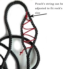 Paracord Balearic Shepherd Sling Handcrafted Braided OldFashioned Slingshot R…