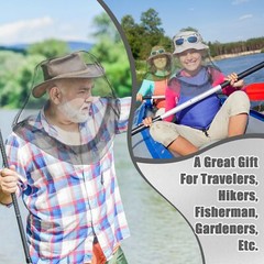 6 Pack Mosquito Head Net Bug Head Net Insects Mesh Head Net for Outdoor Face …
