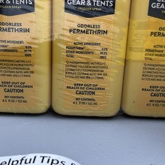 Sawyer Permethrin Insect Repellent Spray 4.5 Oz X 6 Clothing Gear New Sealed