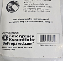 Emergency Essentials Hotspot Reusable Hand Warmers Lot of 6 New Sealed