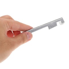 1 Set Silver Alloy Pool Cue Repair Tool Durable Clamp for Billiard Cue Tips