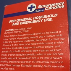 Peachtree Products 10 Pack Emergency Candles NOS Unopened Household 2002