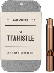 Tiwhistle – Titanium Emergency Whistle (Rose Gold)