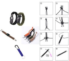 550 Paracord 9-Strand 4mm Rope 100M Cord Outdoor Survival Hiking Camping Hunt…