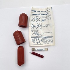 Vintage Cutter Compak Snake Bite Kit Suction Medical Emergency First Aid 1960s