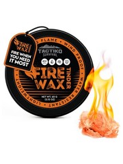 Tactiko Waterproof Tinder Fire Wax for Wet Wood & Kits | 1 Pack