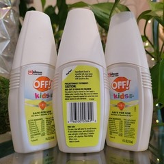 3 Pack Off! Insect Bug Repellant Spray for Kids Fragrance Dye Free 90min Protect