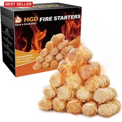 Fire Starter Cubes 32 Pack Waterproof Odorless Wood Fire Pit Grill Camping