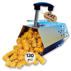 130 pcs Large Fire Starters, Natural Fire Starter for Campfires, Firestarters…