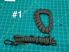 Sparrow’s Design/Paracord Carabiner Wrap Lanyard With Rope Carry Coils