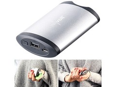 revolt 2in1 Hand Warmer Power Bank 5200mAh, 2 Heat Settings, LED Display, USB, 136g