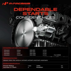 A-Premium Starter Motor Compatible Mitsubishi Eclipse 2006-2012 Galant