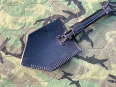 2007 Army Military Surplus Entrenching E Tool Shovel & Multicam Pouch Carrier GI