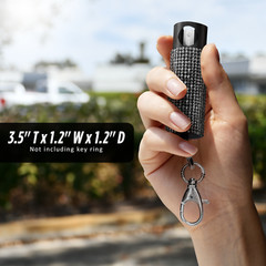 Pepper Spray and Stun Gun Combo with Rechargeable Flashlight