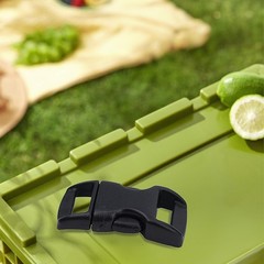 Plastic Buckle Plastic Buckle Practical Umbrella Rope 40pcs Black Bracelet